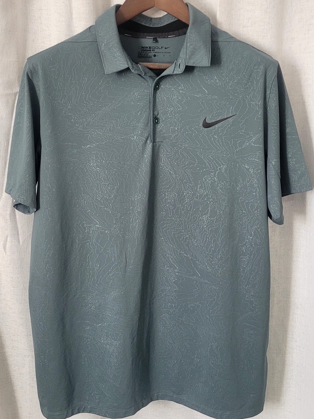 Nike Tiger Woods Collection Dri-FIT ADV Golf Polo Shirt Mens L